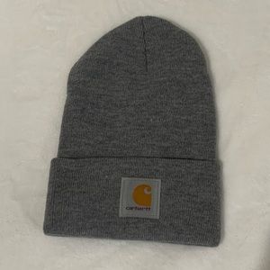 gray carhartt beanie never worn!!